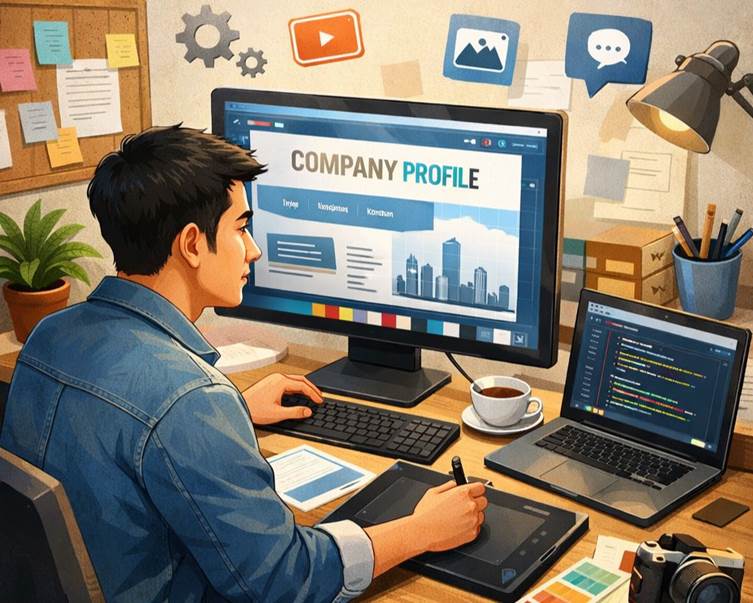 Website Company Profile Profesional untuk Bangun Citra Bisnis
