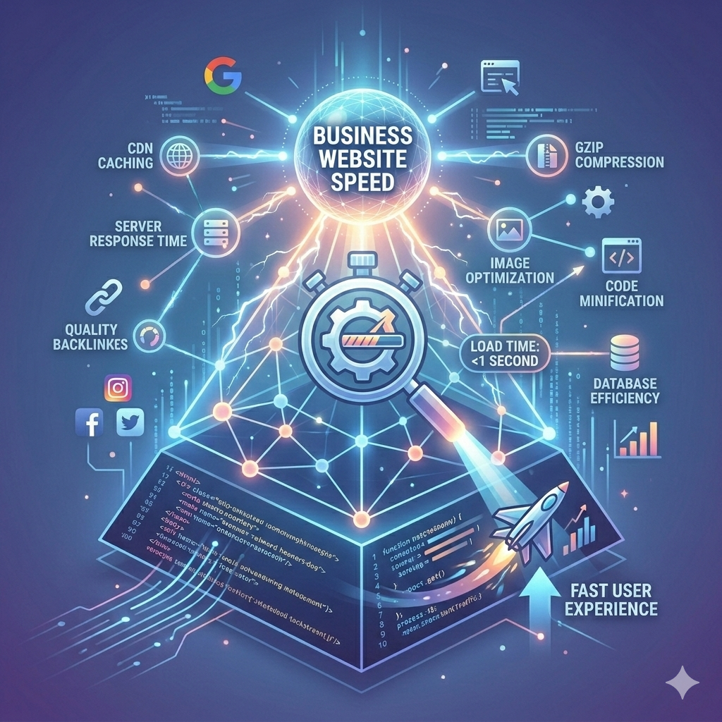 kecepatan website bisnis