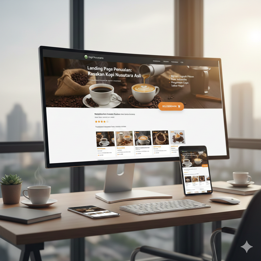 landing page penjualan