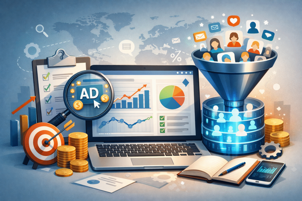 audit performa iklan online guna menambah database customer