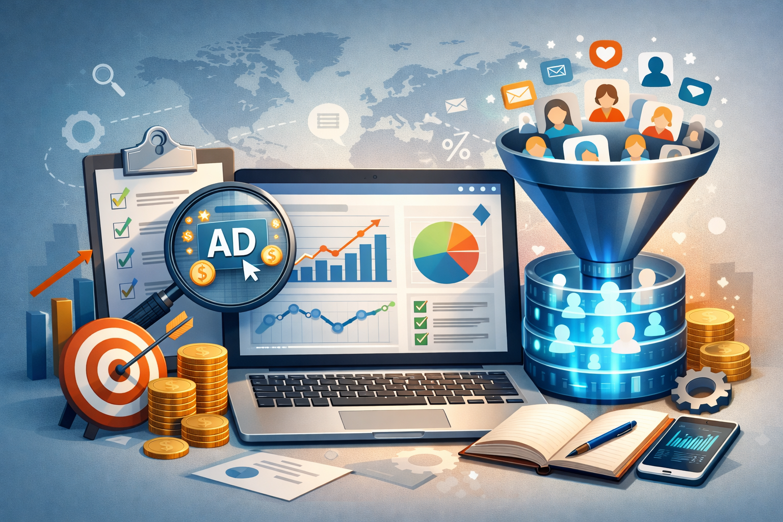 audit performa iklan online guna menambah database customer