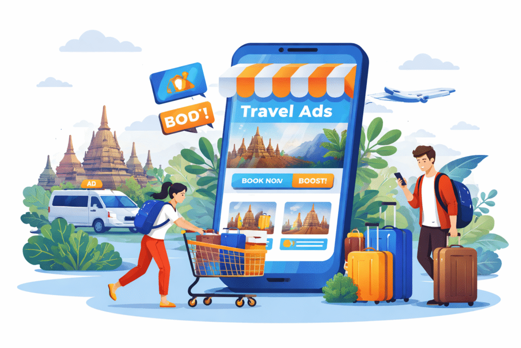 optimasi iklan berbayar Jogja fokus bisnis travel efektif
