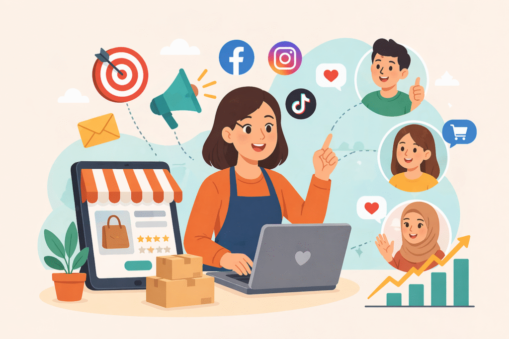 bagaimana cara mendapatkan pelanggan online untuk UMKM