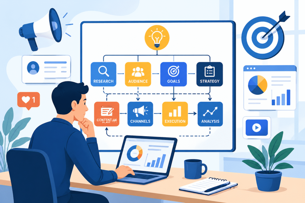 bagaimana cara membuat strategi pemasaran digital