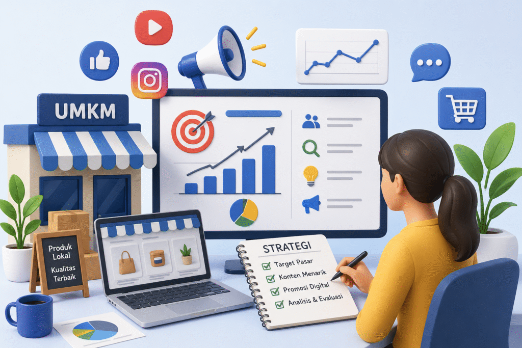 bagaimana cara membuat strategi pemasaran digital untuk UMKM