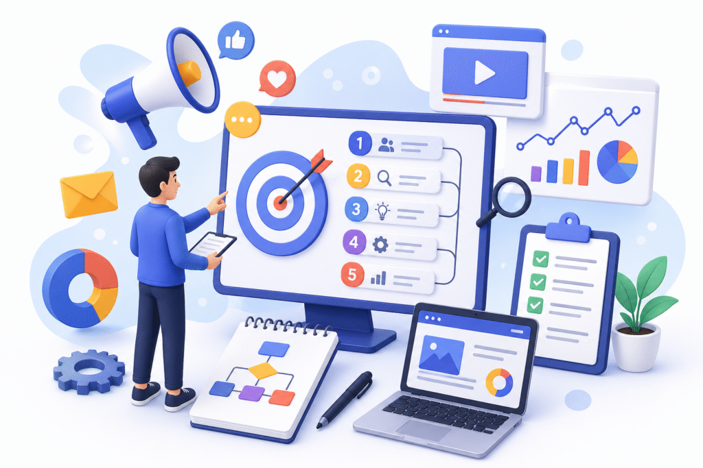 bagaimana cara membuat strategi pemasaran digital secara lengkap