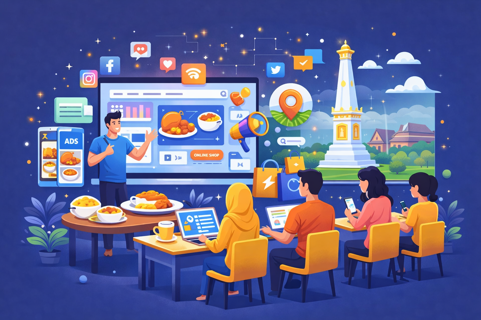 training digital marketing untuk bisnis kuliner di Jogja