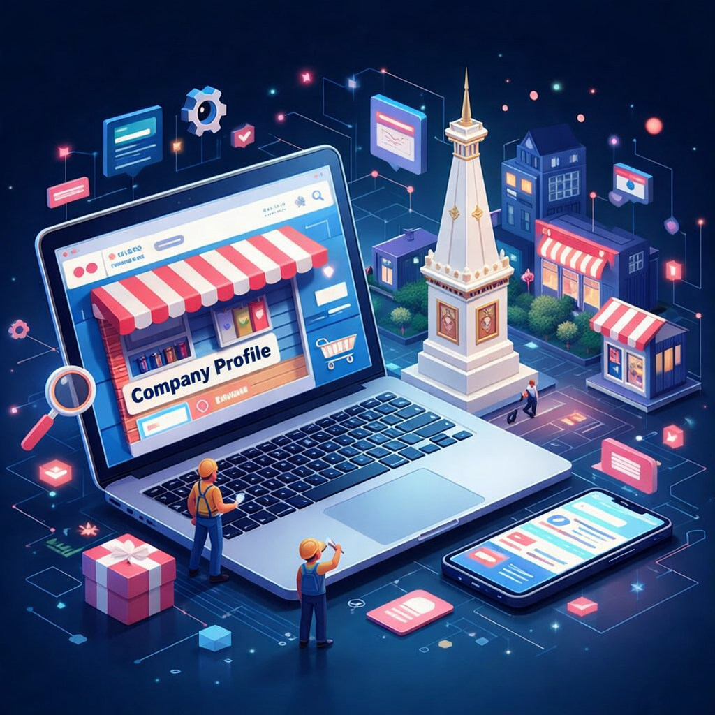 Pembuatan Website Company Profile Jogja Fokus Bisnis Retail Terbaik