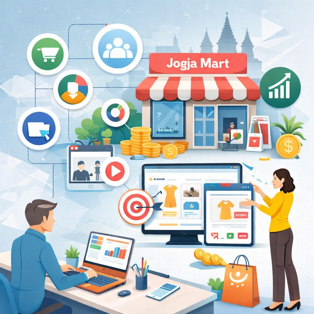 pengembangan brand online untuk bisnis retail di Jogja