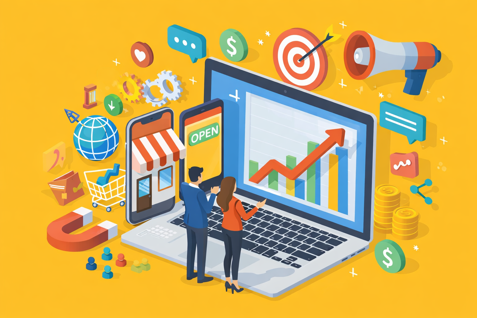 konsultan pemasaran digital guna memperluas pasar online