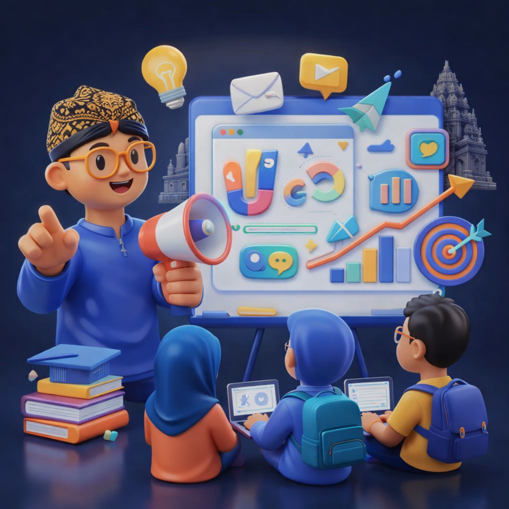 training digital marketing untuk bisnis edukasi di Jogja efektif