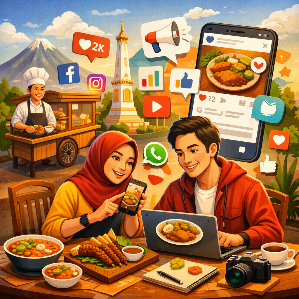 pengelolaan media sosial bisnis Jogja fokus bisnis kuliner