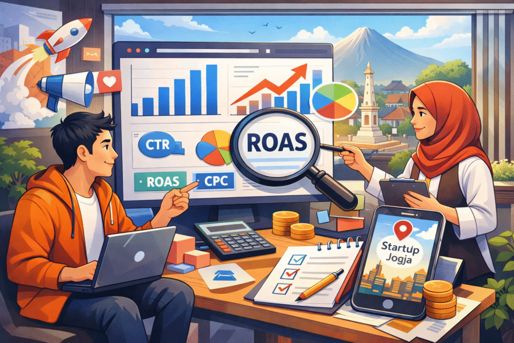 audit performa iklan online Jogja fokus bisnis startup