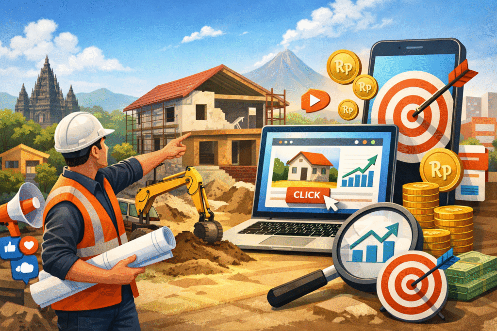 optimasi iklan berbayar untuk bisnis kontraktor di Jogja