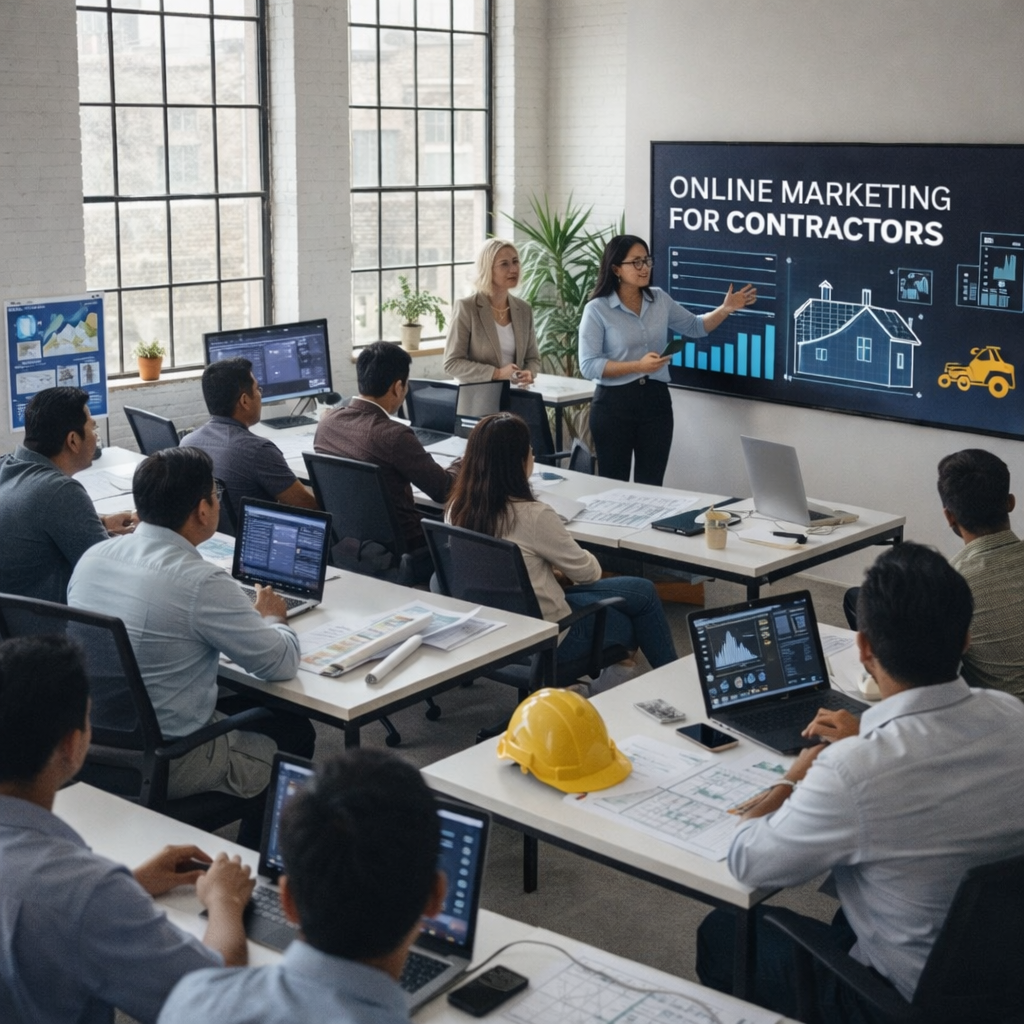 seminar pemasaran online Jogja fokus bisnis kontraktor