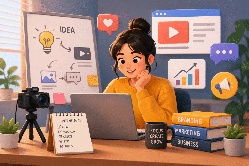 bagaimana cara membuat konten yang menarik untuk bisnis pemula