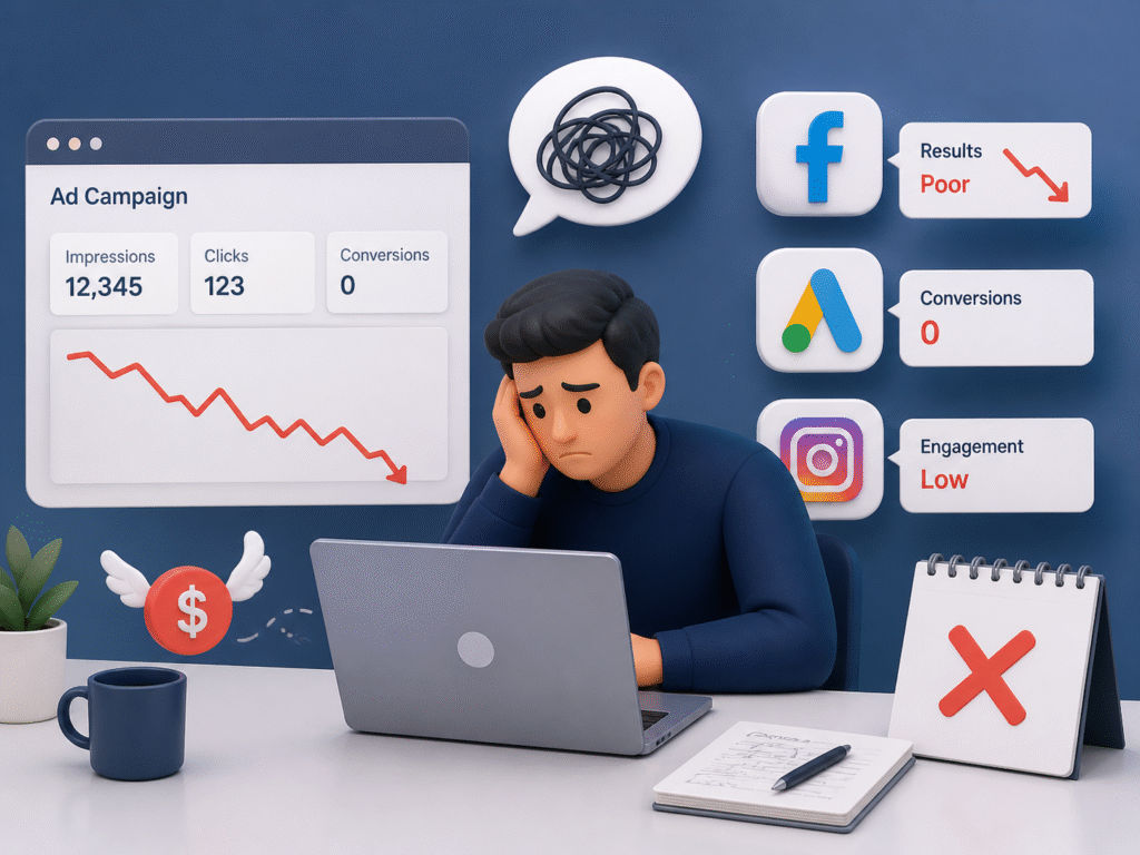 contoh kenapa iklan digital tidak menghasilkan