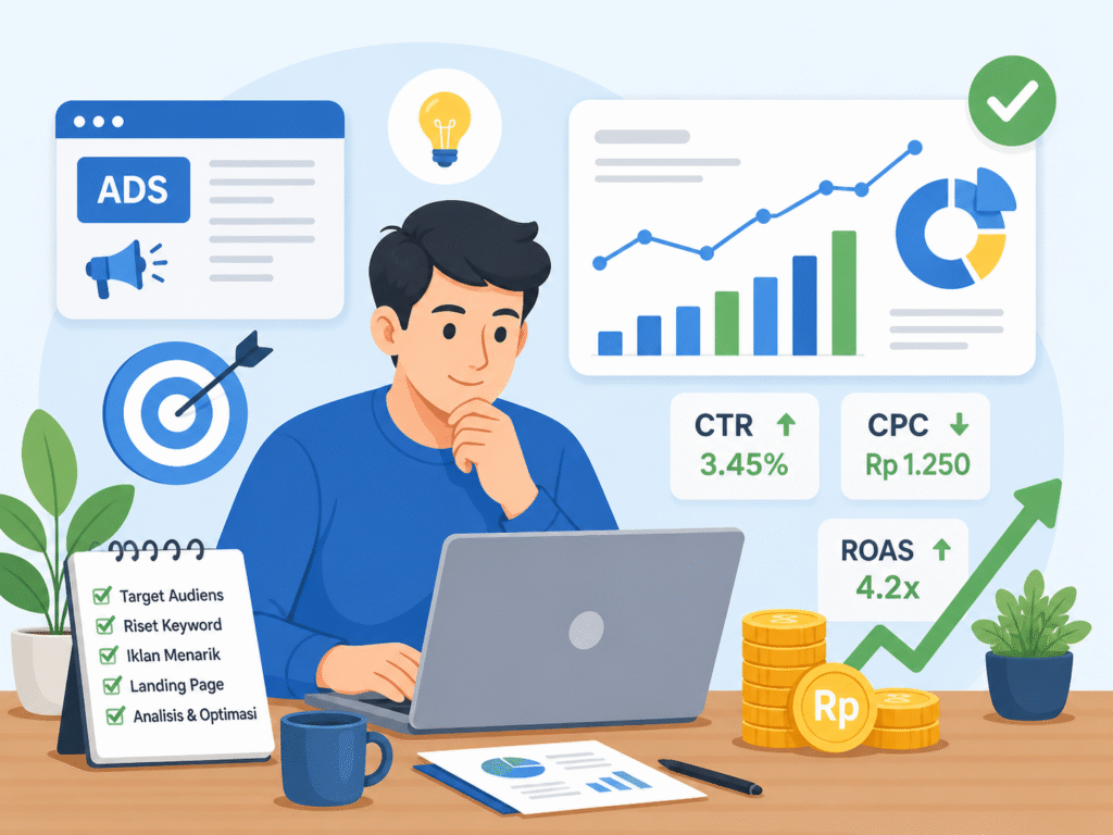 bagaimana cara optimasi iklan agar tidak rugi untuk bisnis pemula