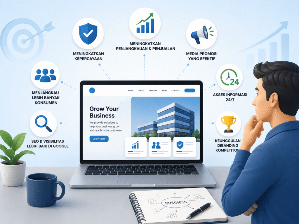 kenapa bisnis butuh website secara lengkap