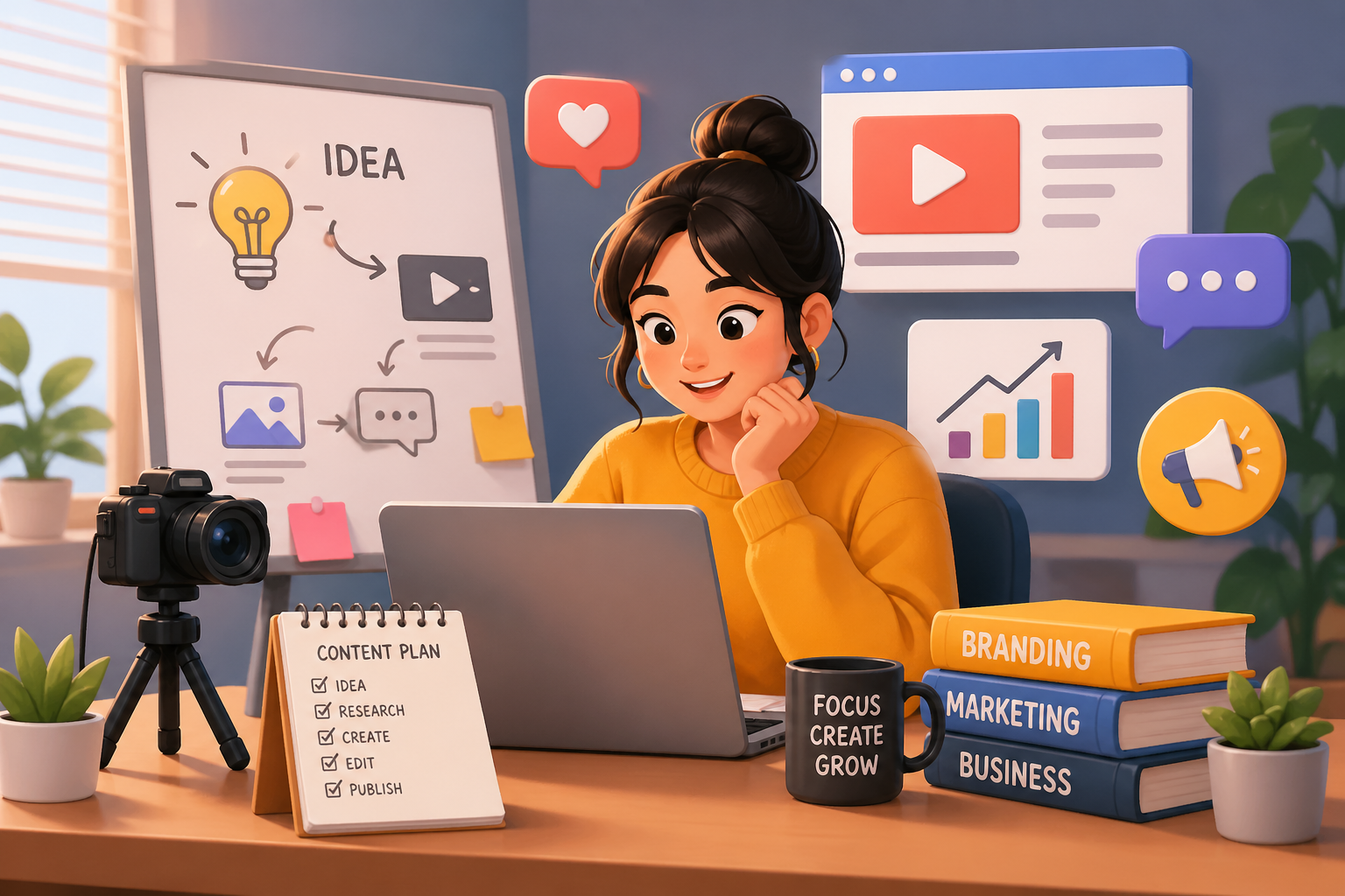 bagaimana cara membuat konten yang menarik untuk bisnis pemula