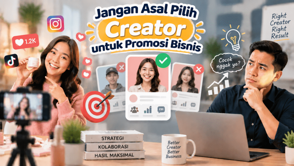 Cara Memilih Content Creator