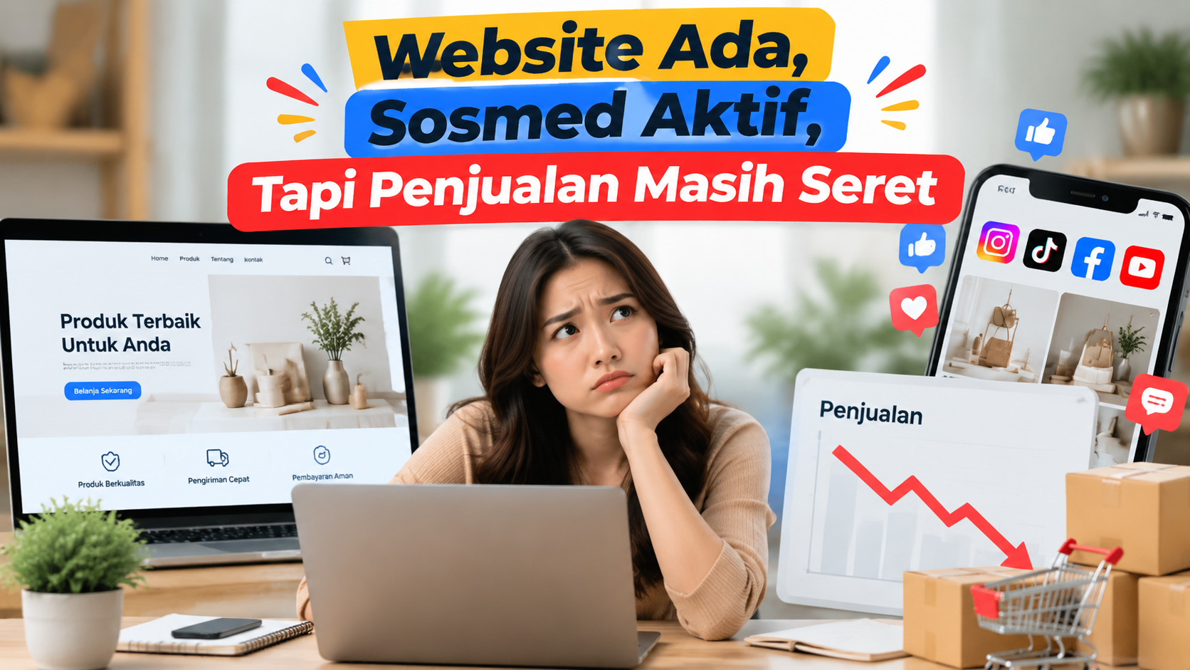 Penyebab Penjualan Online Sepi