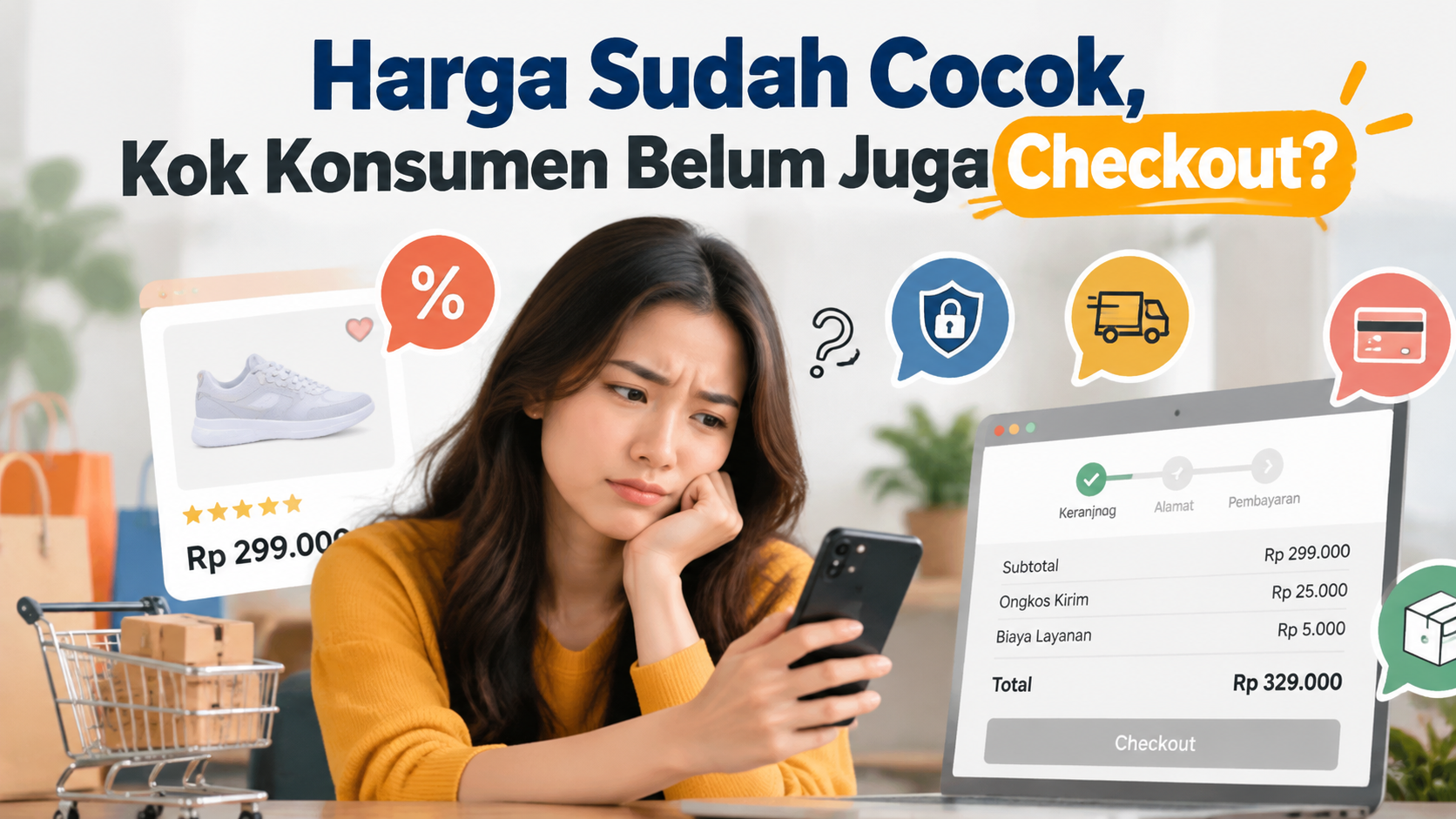 Penyebab Konsumen Tidak Checkout