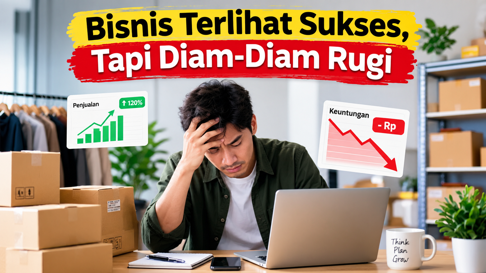 bisnis sukses ternyata rugi