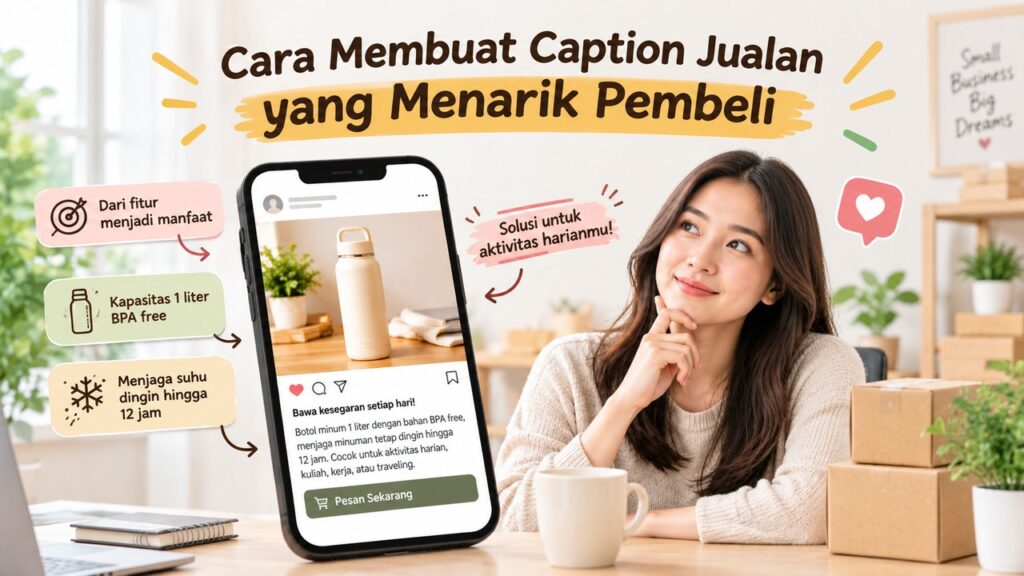 Cara Membuat Caption Jualan